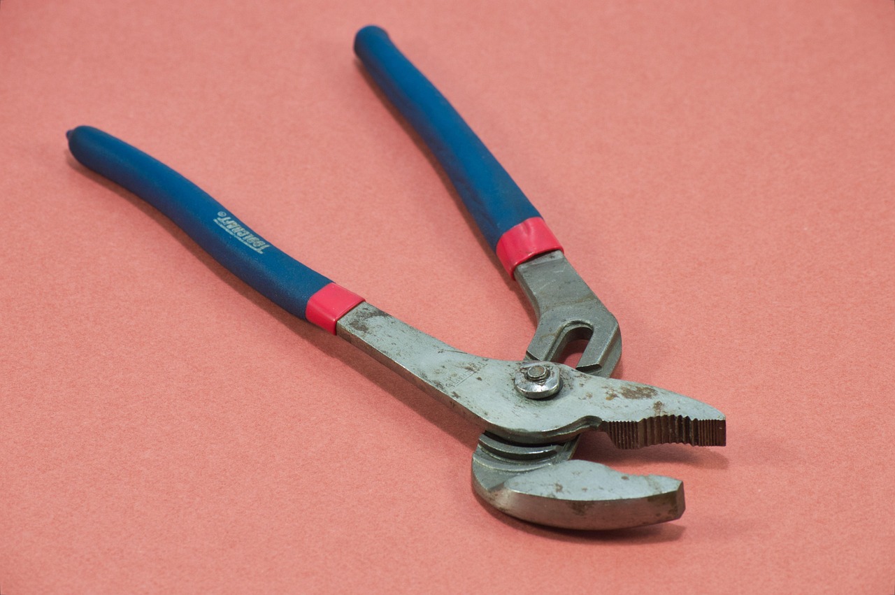 Pinza a pappagallo regolabile, ideale per svitare tubi e bulloni di diverse dimensioni.