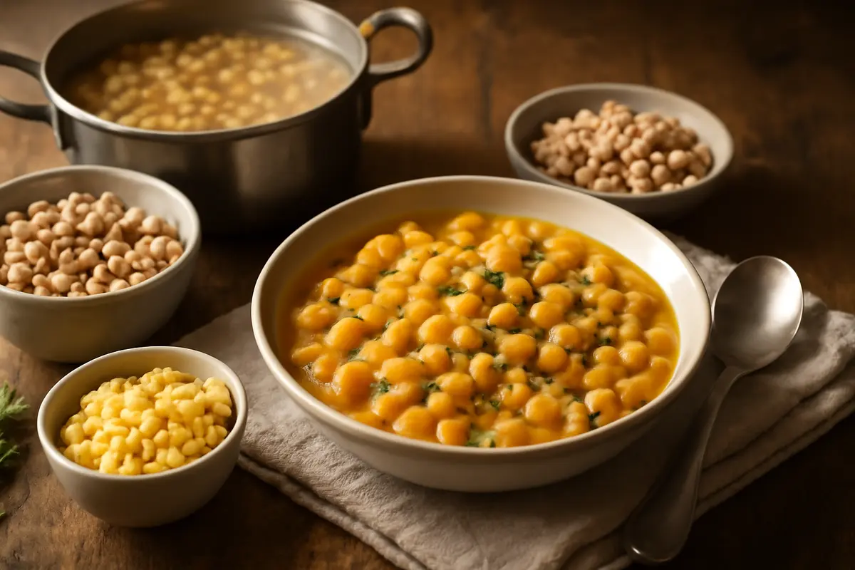 La pasta e ceci della tradizione: perché la preparazione in due tempi migliora sapore e digeribilità