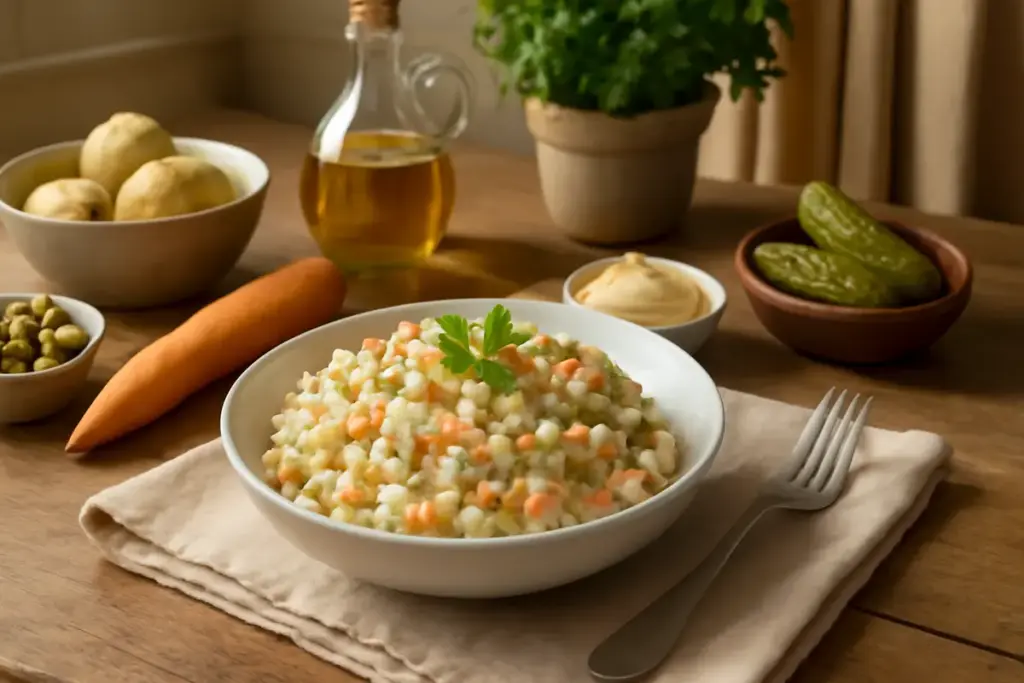 Insalata russa casalinga: la ricetta originale che dà davvero una marcia in più