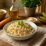 Insalata russa casalinga: la ricetta originale che dà davvero una marcia in più