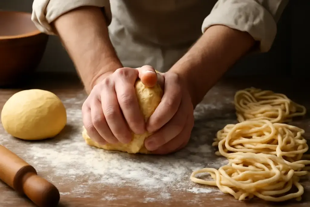 Impastare a mano per la pasta fresca: perché serve riposare e come capire se hai lavorato abbastanza