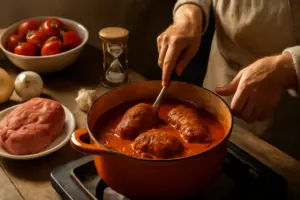 Come si fa il ragù napoletano tradizionale? Il tempo di cottura che trasforma gli ingredienti poveri