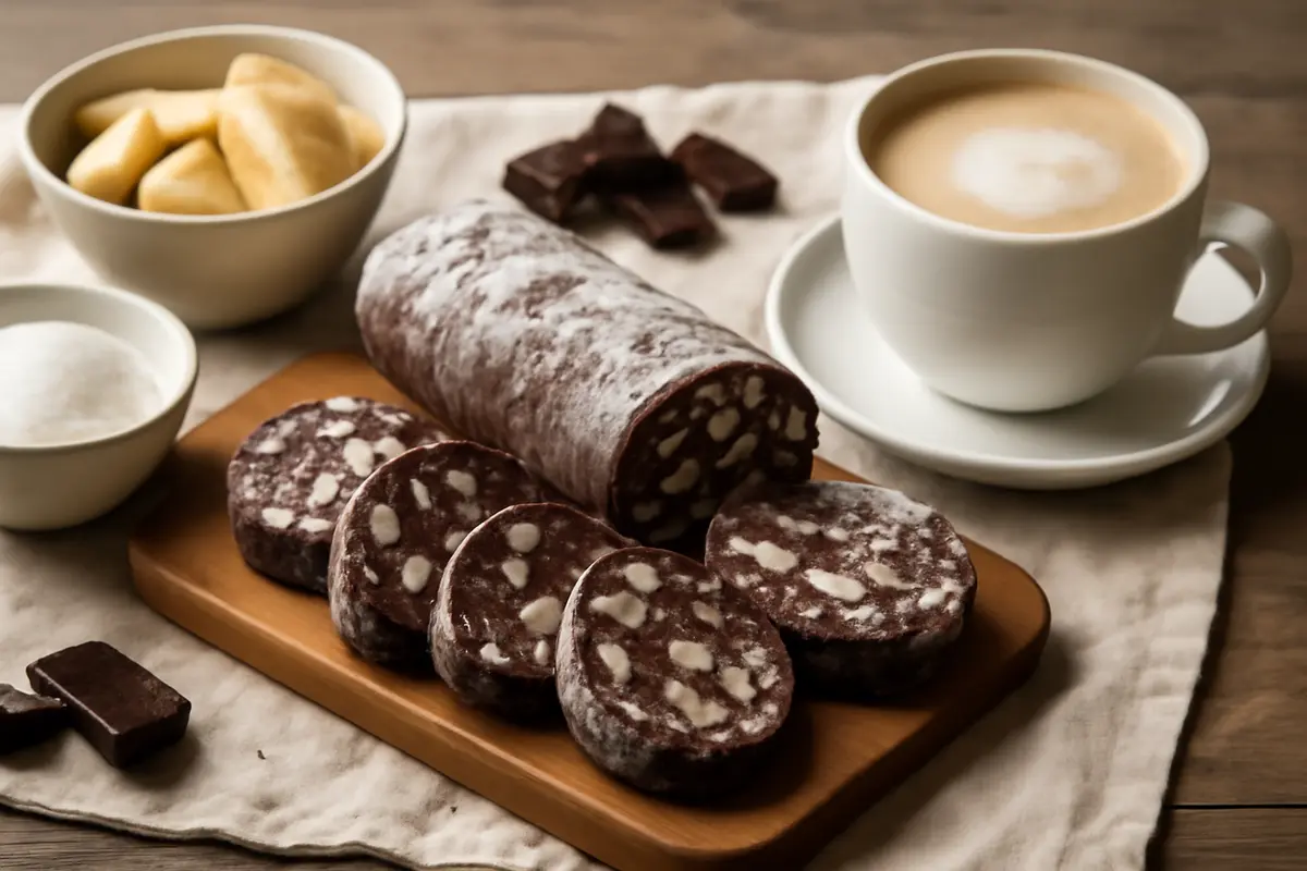Ricetta del salame di cioccolato semplice: l’abbinamento che lo rende ancora più goloso