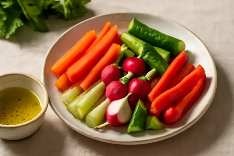 Pinzimonio di stagione: la scelta delle verdure fresche migliora il sapore e la digeribilità
