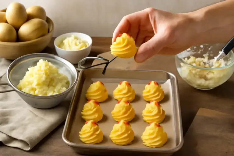 Come si ottengono patate duchessa leggere ma saporite? Il metodo che ne valorizza la consistenza
