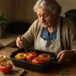 Ricetta peperoni ripieni della nonna: la cottura al forno che evita la buccia coriacea