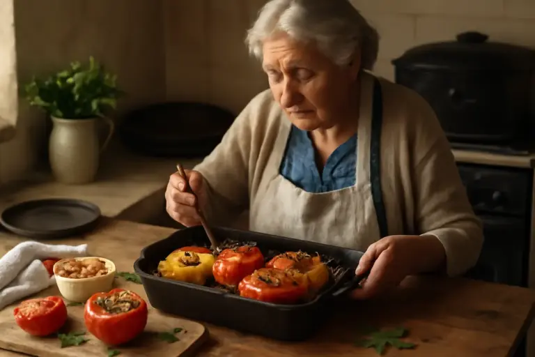 Ricetta peperoni ripieni della nonna: la cottura al forno che evita la buccia coriacea
