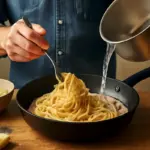 Come si prepara una pasta cacio e pepe senza grumi? Il trucco dettato dall’acqua di cottura