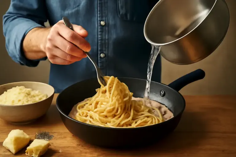 Come si prepara una pasta cacio e pepe senza grumi? Il trucco dettato dall’acqua di cottura