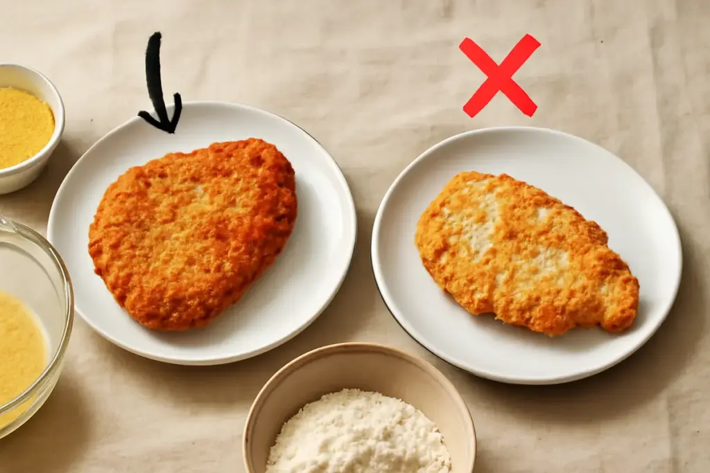Gli errori più comuni nelle cotolette di pollo fatte in casa? Il dettaglio che cambia la croccantezza della panatura