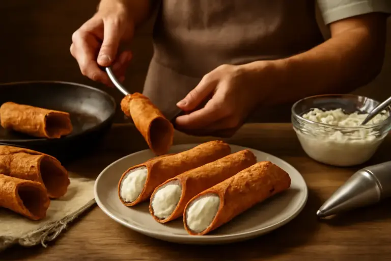 Cannoli siciliani fatti in casa: la tecnica per ottenere una scorza croccante perfetta