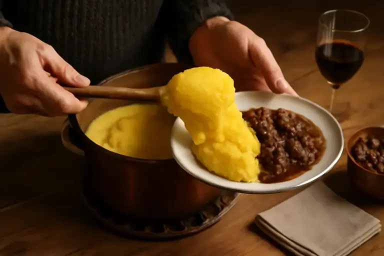 Come si serve la polenta nel modo tradizionale? Un accorgimento che esalta davvero il sapore