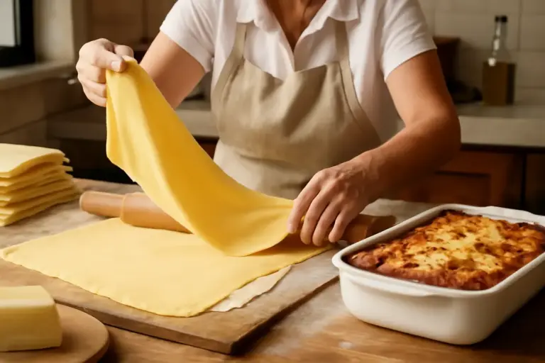 Lasagne tradizionali alla bolognese: il passaggio da non saltare per una sfoglia perfetta